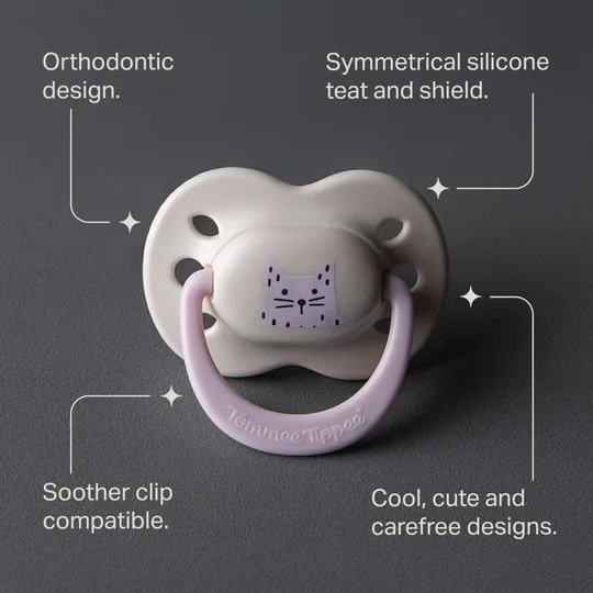 Tommee Tippee Ultimate Fit Silicone Soother 2pk - Assorted Colours-4