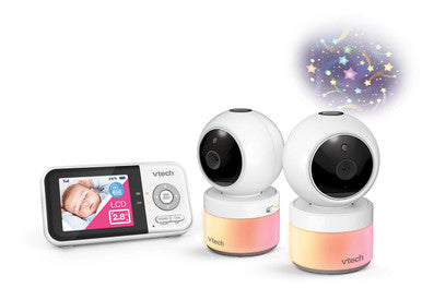 Buy VTech BM3800N2  Full Colour Pan & Tilt Video and Audio Twin Monitor Online - Babies Nz