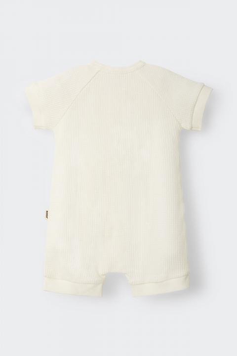 Bonds Waffle Zip Romper - Marscapone-2