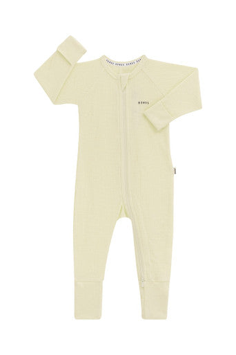 Bonds Waffle Zip Wondersuit - Post Yellow-1