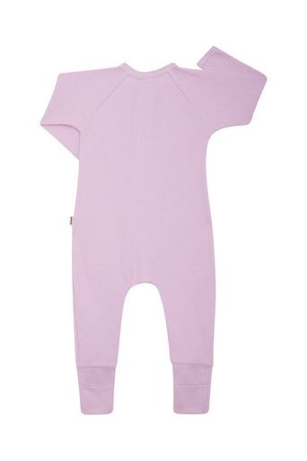 Bonds Waffle Zip Wondersuit - Lilac Wine-2