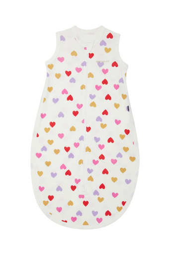 Bonds Warmer Nights Wondersleep Sleep Bag 0.8 TOG - Heart Confetti-1
