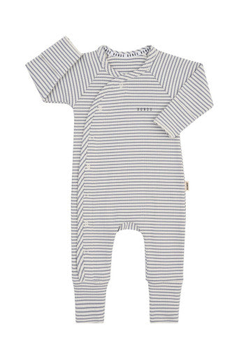 Bonds Newbies Wide Needle Rib Coverall - Paris Purple-1