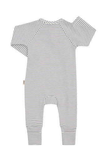 Bonds Newbies Wide Needle Rib Coverall - Paris Purple-2