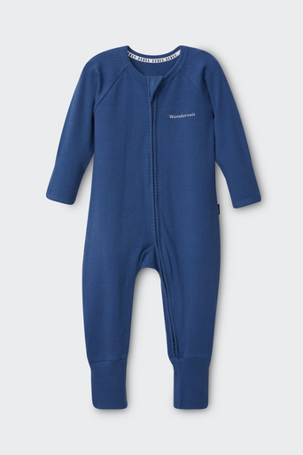 Bonds Wide Needle Rib Zippy - Moonlit Sky-1