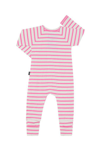 Bonds Wide Needle Rib Zippy - Lolly Ice Pink-2