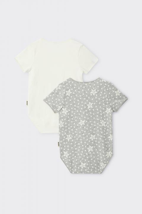Bonds Wonderbodies Bodysuit 2 Pack - Bonds Shooting Star / Marscapone-2