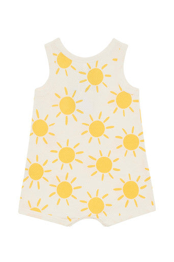 Bonds Wondercool Eyelet Hot Days Suit - Sun-Burst Yellow-2