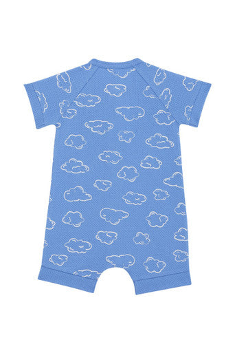 Bonds Wondercool Eyelet Zip Romper - Dreamy Clouds-2