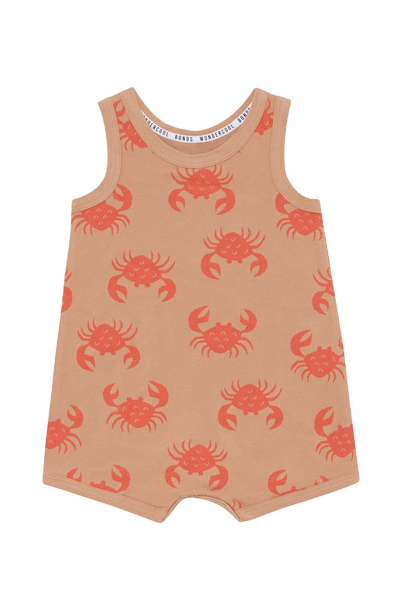 Bonds Wondercool Hot Days Suit - Crabby Crab-1