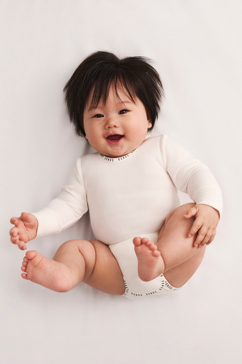 Bonds Wondergrow Long Sleeve Bodysuit 2pk - Marscapone-3