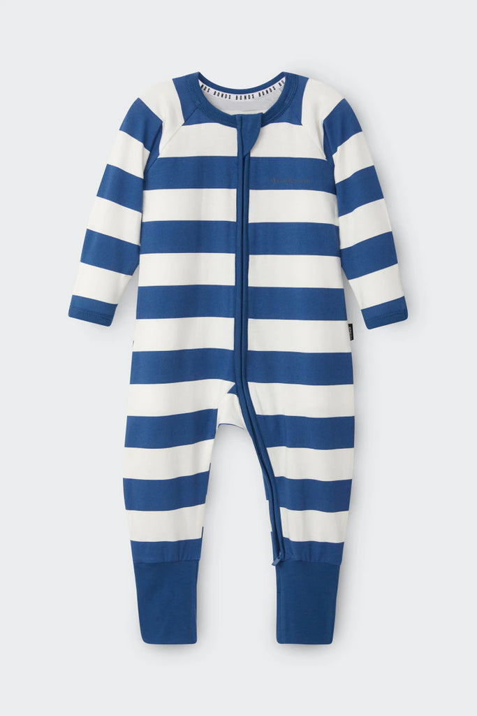 Bonds Zip Wondersuit - Moonlight Stripe-1