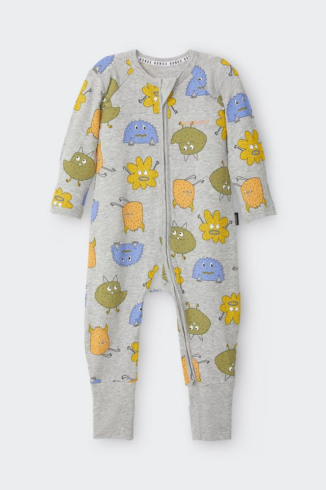 Bonds Zip Wondersuit - Boo Buddy Marle-1