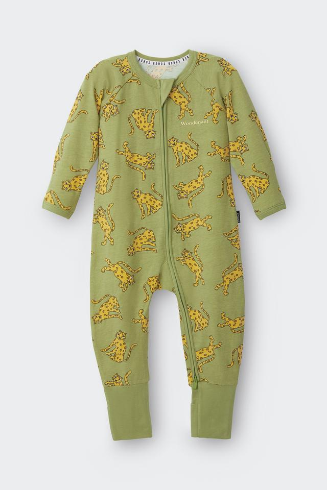 Bonds Zip Wondersuit - Cheeky Cheetah-1